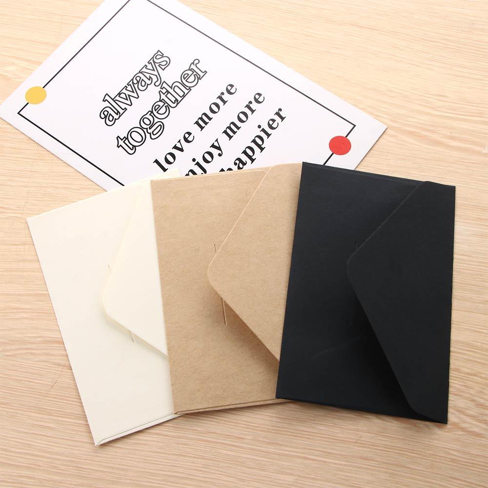 Card Kraft Paper Mini White Classical Gift Envelope Invitation Envelope For Letter Paper Envelopes