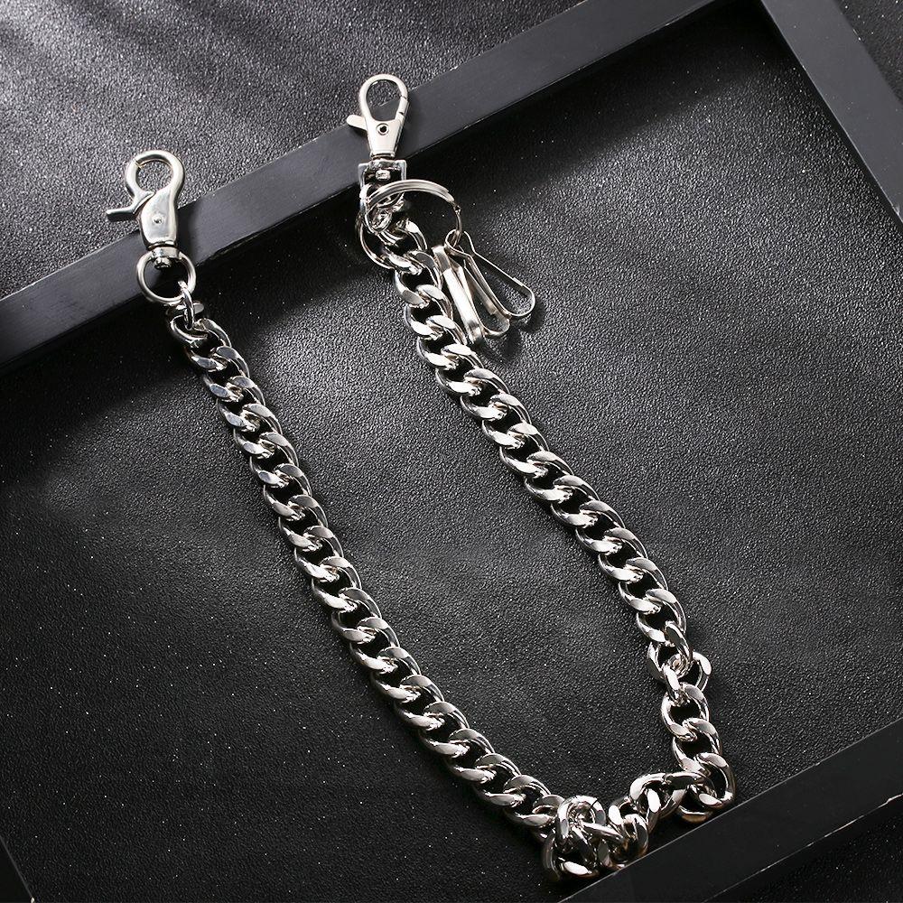 Joias Hipster Hip Hop Punk Rock Chaveiro para Calça Jeans Corrente Grossa Corrente de Carteira Biker Corrente de Cinto