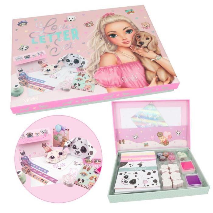 Kit de lettres - DEPESCHE - TOPMODEL - Multicolore - Chats et Chiens - Personnalisation facile