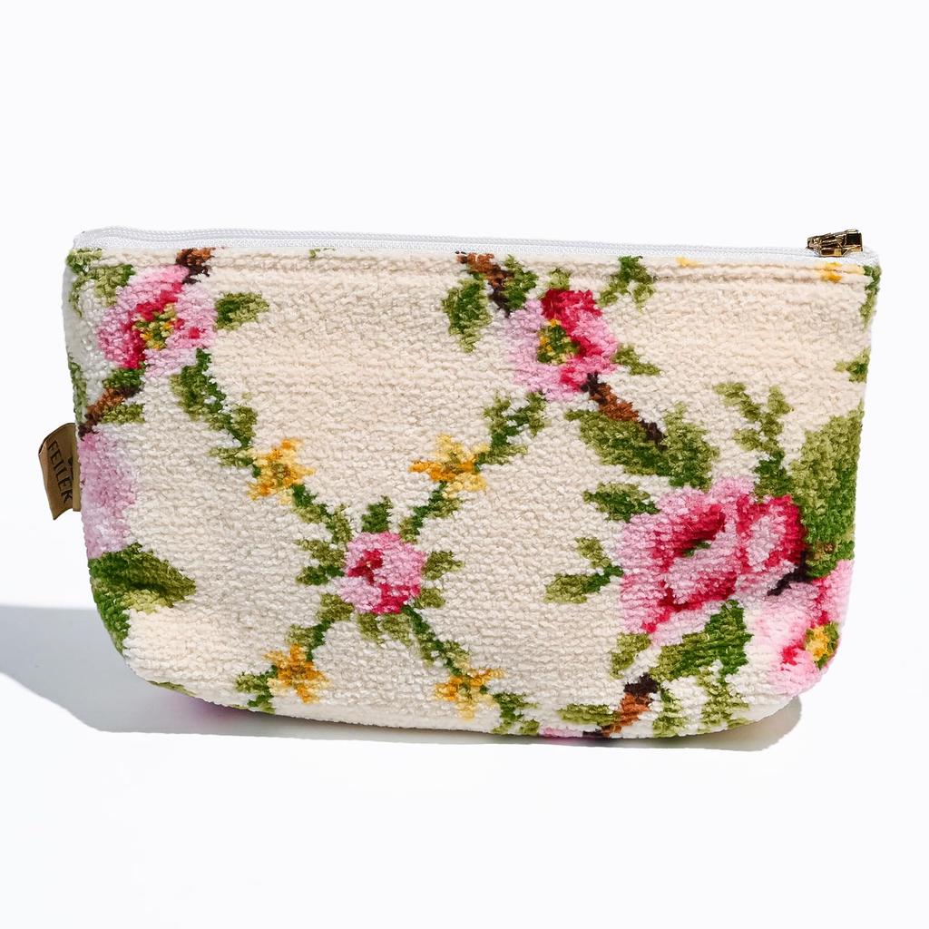 FEILER Ameri Cream Cosmetic Pouch [Used]