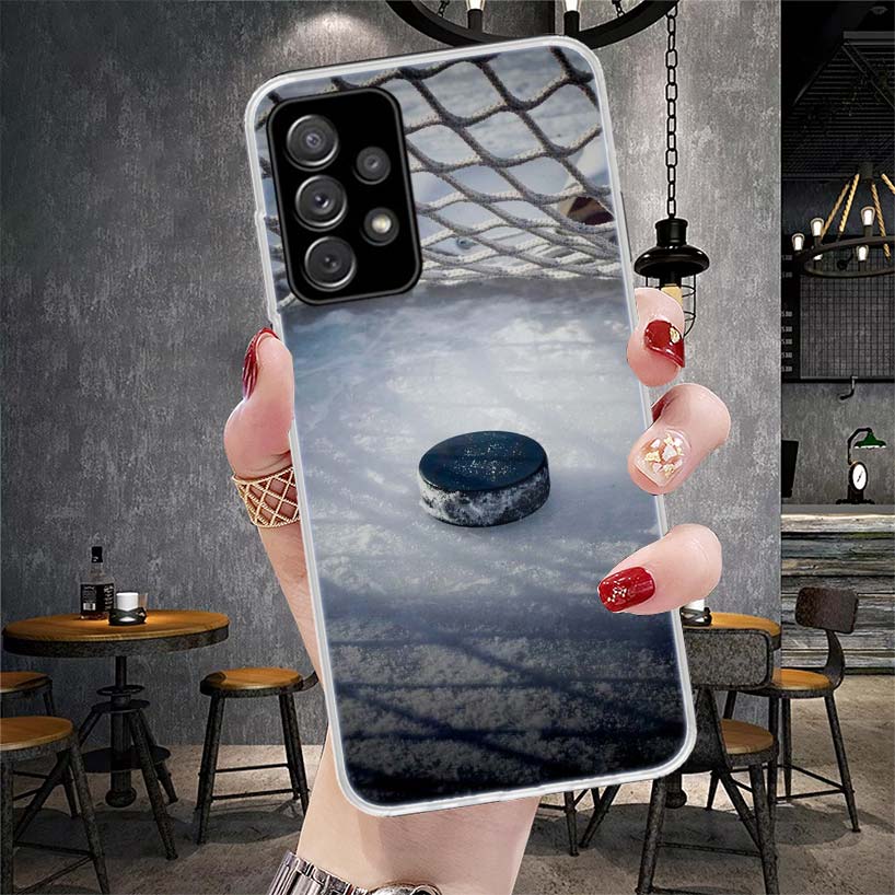 Ice Hockey Rink Sport Phone Case For Samsung Galaxy A13 A14 A15 A16 A17 A53 A54 A55 A56 A57 A33 A34 A35 A36 A37 A23 A24 A25 A26