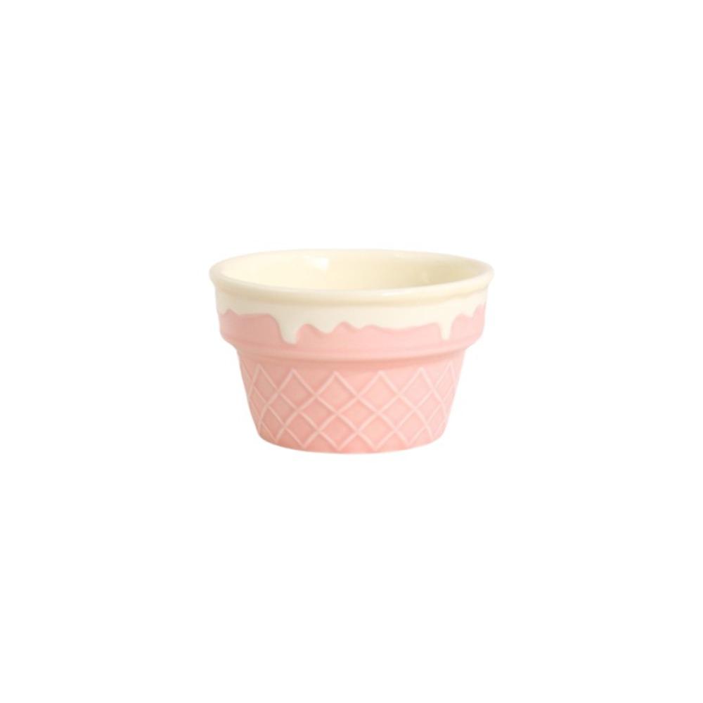 

Cream Colored Ceramic Yogurt Bowl Exquisite Ice Cream Shaped Dining Plate Salad Plate Ice Cream Bowl Breakfast Tableware