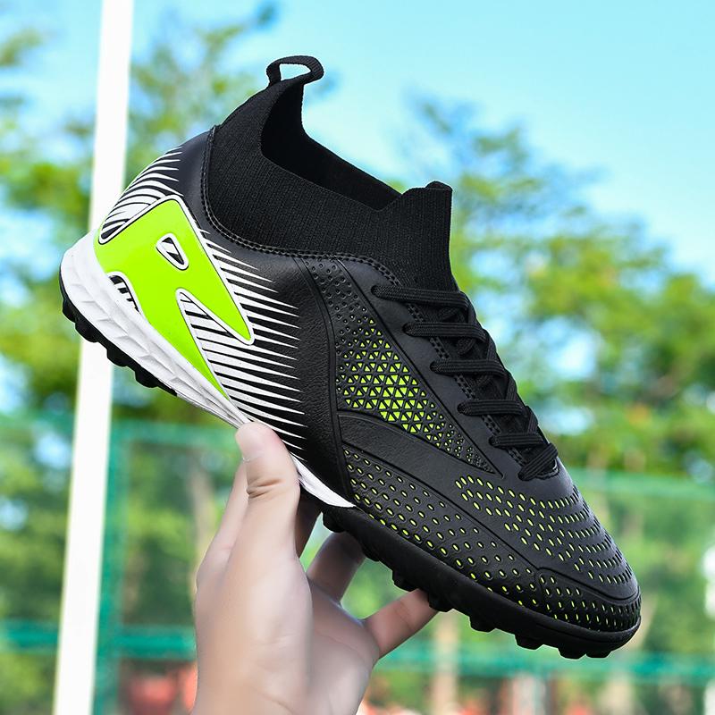 Men's/Women's Football Boots Rubber Soft Sole Short Nails Artificial Turf Youth Kids Football Shoes