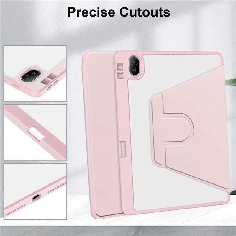 

For Huawei matepad se 11 case Magnet Tablet Stand Cover Funda For Huawei MatePad SE 11 inch 2024 Case Cover MatePad SE 11 2024 розовый