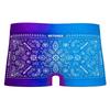 [BITENERS] Women's Boxer Shorts BANDANA 2 - L PURPLE×BLUE Bandana Gradient Simple Illustration Art