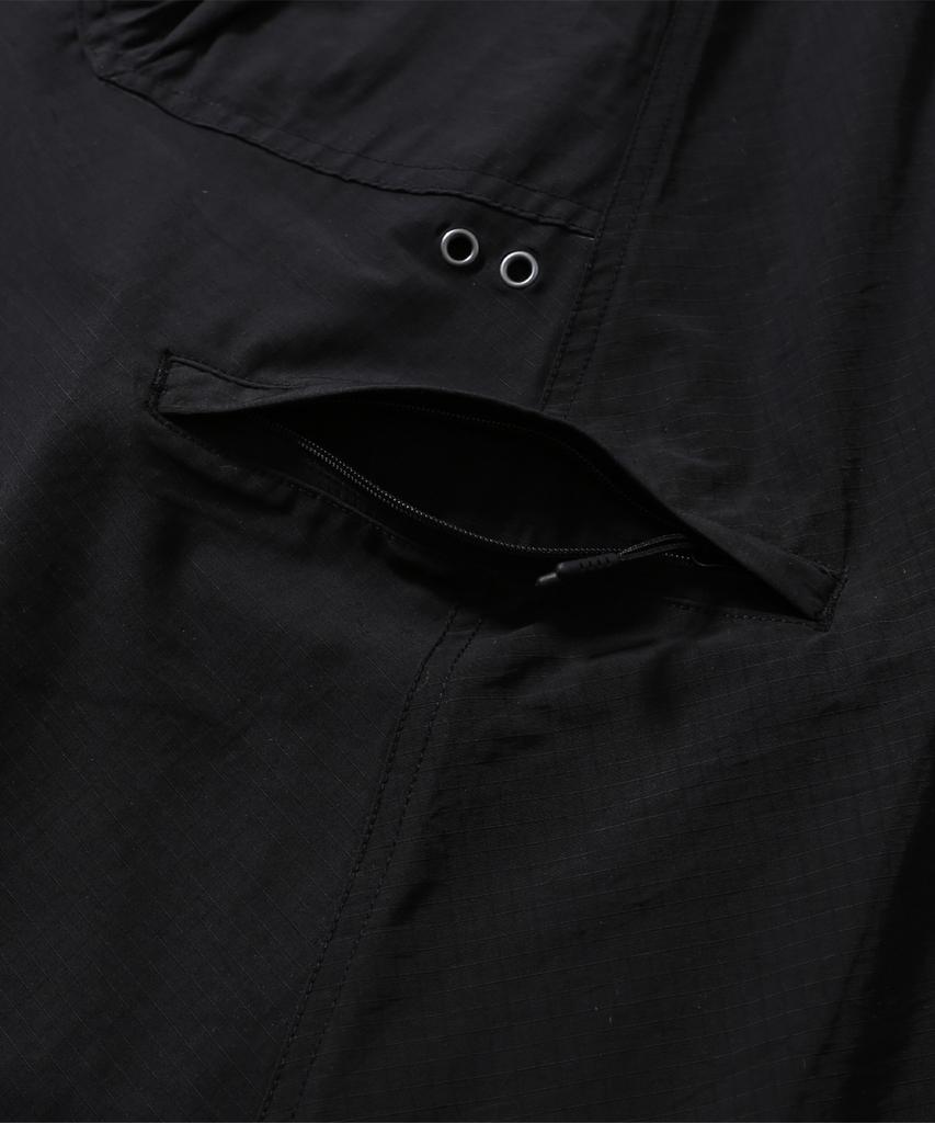 Haebeuopeudyuti Ripstop Hiker Fatigue Skirt (Black)
