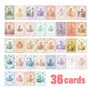 36 Dream Flower Elf Mindfulness Meditation Cards Gift Decoration Message Relaxation Text Cards