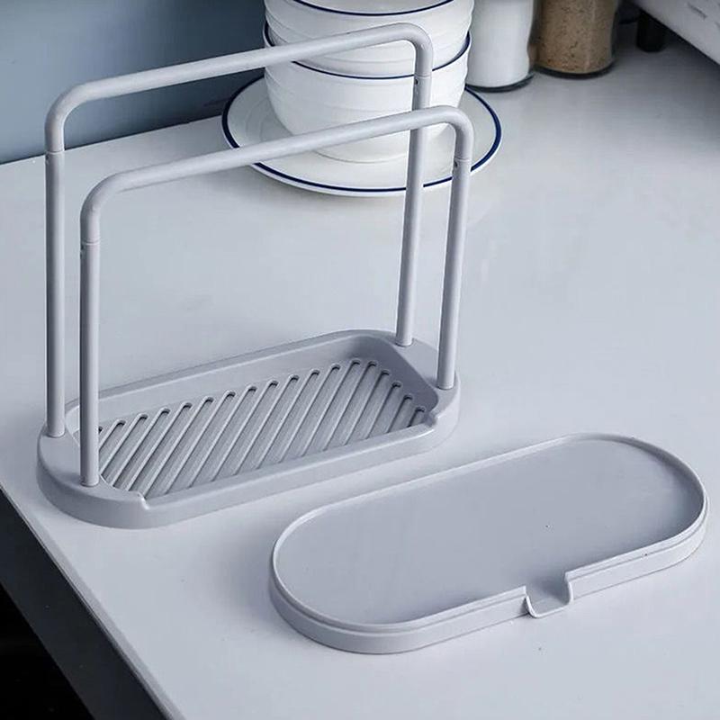 Kitchen Rag Drain Stand Kitchen Accessories Sink Drainage Shelf Sink Drain Storage Basket For Sponge Rag Wire Ball