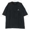 BALENCIAGA 612966 Black 21 One Point Crew Neck T-Shirt tops L blackUsed