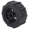 4 Pcs RC Beach Tires 1/14 1/16 1/18 Universal Rubber Plastic Good Grip Strong Cushioning RC Car Desert Wheels