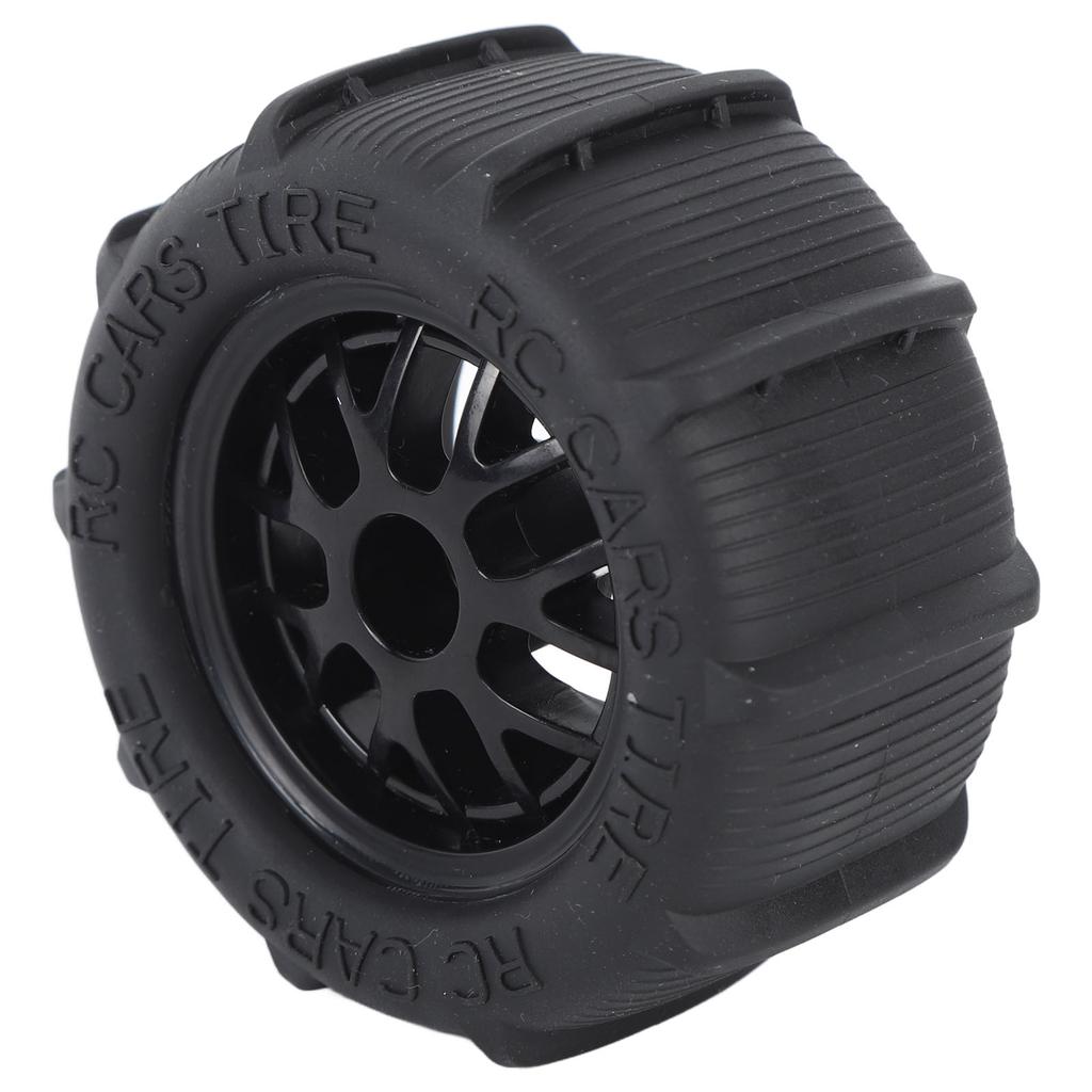 4 Pcs RC Beach Tires 1/14 1/16 1/18 Universal Rubber Plastic Good Grip Strong Cushioning RC Car Desert Wheels