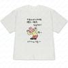 Handpainted Cute Style Wearing Pants Rabbit Image Korean Fun Text Combination Illustration Short Sleeved Tshirt Handpainted