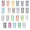 1 Pair No Tie Shoe Laces Lock Lace Quick Rubber Round Elastic Shoestrings Women Men Adults Kids 23 Colors