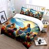 Title: Spiritual Teachings In Serene Nature Exquisite Three-Piece Bedding Set Gift For Kids And Adults