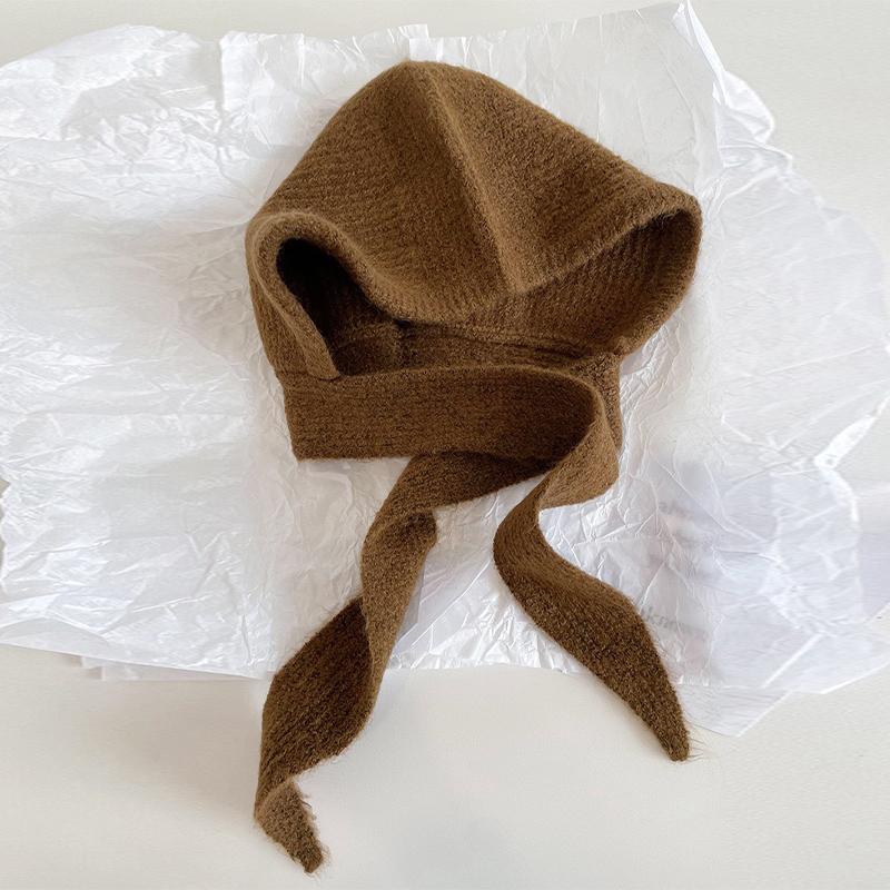 Autumn And Winter Balaclava Hat Children, Scarf One-Piece Hooded Shawl With Woolen Hat For Warmth, Ear Protection, And Neck Scarf