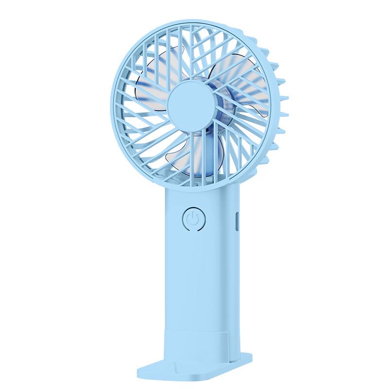 USB Rechargeable Portable Mini Handheld Desktop Fan with Logo