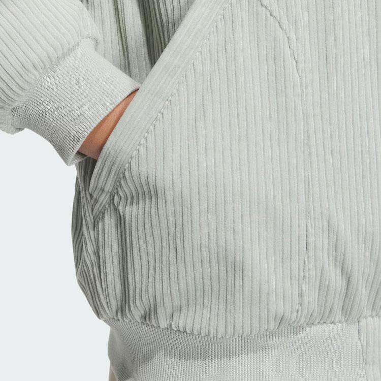 Adidas Sportswear Lounge Jacket with Pure Color Tag Logo Men Outerwear Silver-Gray IQ1388