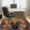 Elephant Mandala Rug: Ethnic Floral Pattern for Bohemian Homes | Vibrant Indian Style Decor | Exotic Animal Theme Carpets
