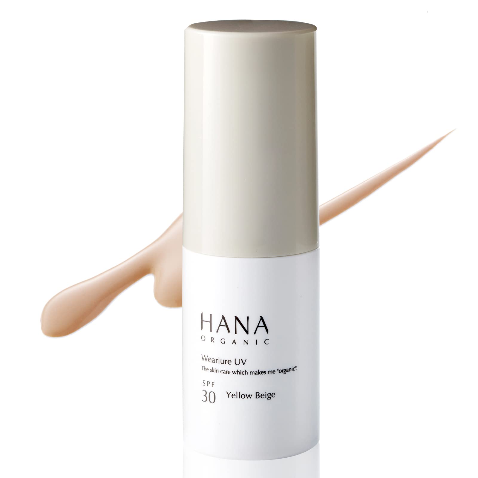 

HANA ORGANIC Wearable UV Sunscreen, Daytime Serum, and Makeup Base SPF30 PA++ 30mL Face Non-Chemical (Yellow Beige (Simple Packaging))