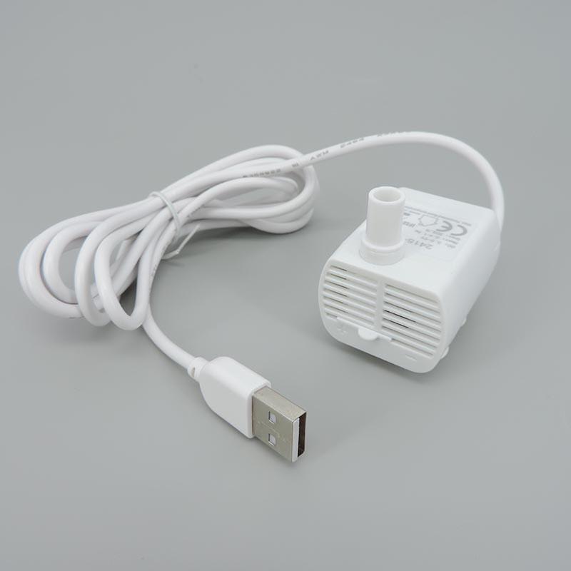 

Білий чорний 5V USB Водяний насос Ультратихий Безщітковий Занурювальний Фонтан Акваріумна трубка шланг Циркуляційний для акваріума інструмент white Pump