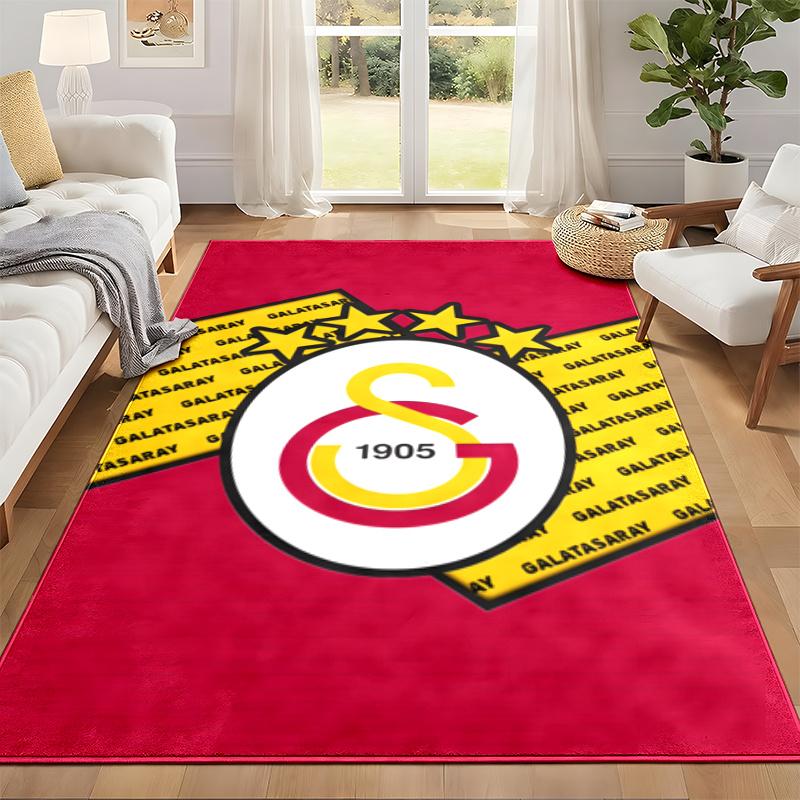 Galatasaray Carpet Door Mat for Living Room or Bedroom Protective Mat Under Chair Office Decoration Christmas Gift Birthday Present