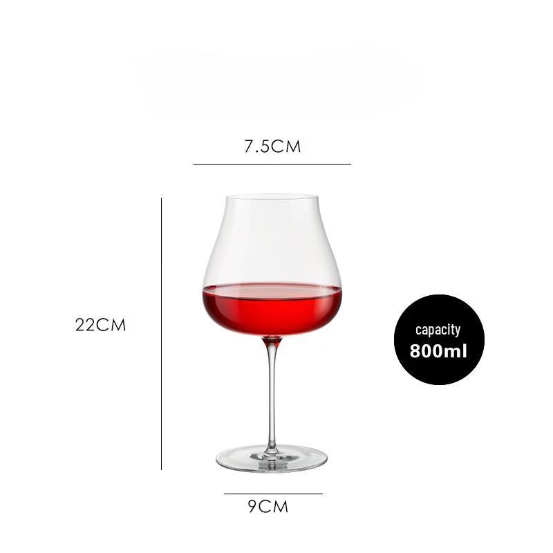 Shangqi Ultra-Thin One-Piece Stem Red Wine Goblet