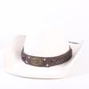 Popular European and American Classic Suede Western Cowboy Hat, Men's and Women's Fashion Big-brimmed Top Hat Shade