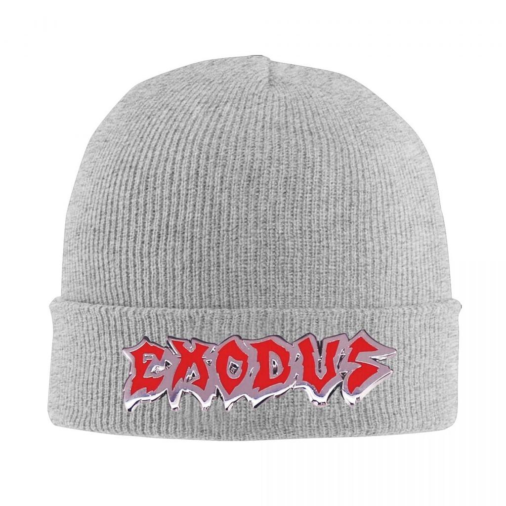 Heavy Metal Exodus Warm Knitted Cap Hip Hop Bonnet Hat Autumn Winter Outdoor Beanies Hats for Men Women Adult