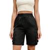 Women's Casual Loose Color Pants Pocket Utility Shorts