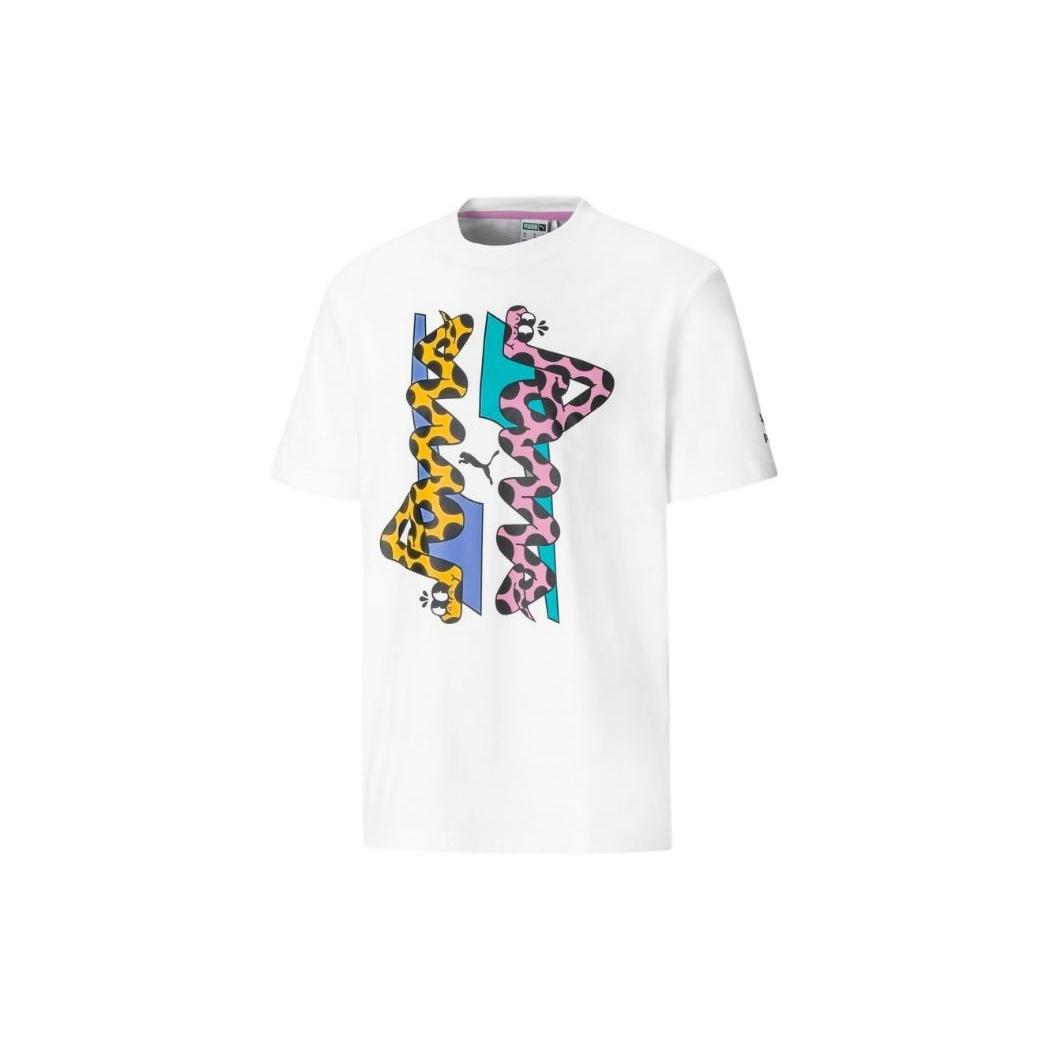 PUMA X Aka Boku T-Shirt White Men s 530222-02 XS