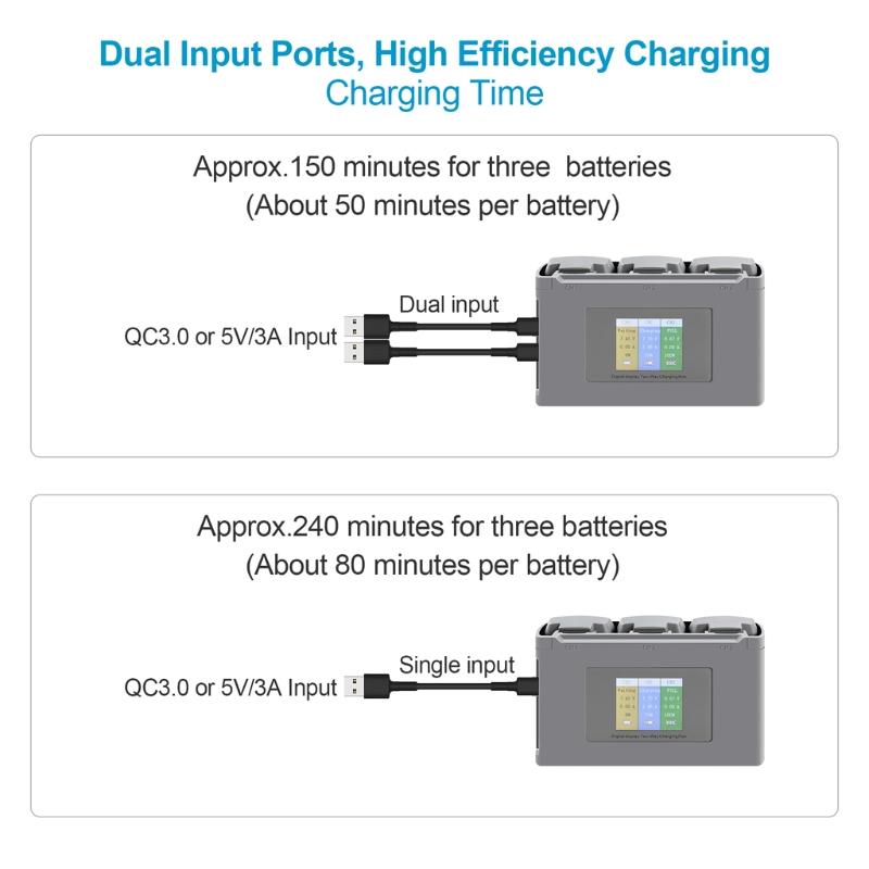 NEW For DJI Mavic Mini 1/SE/1K Battery Charging Hub Drone Battery Charger Charge 1/1-Way Battery Mini 1/SE Drone Accessories