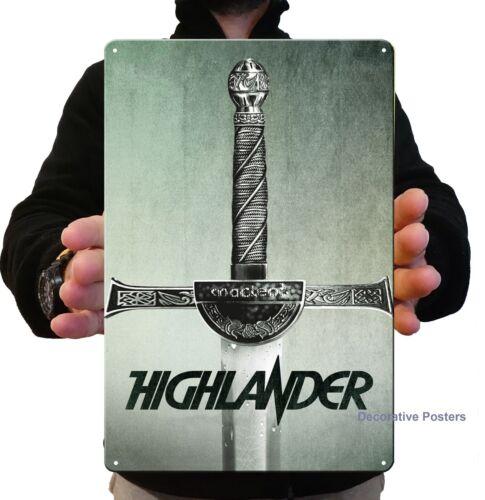 Highlander Christopher Lambert Movie Metal Poster - Tin Sign - Size:20x30cm good 20x30cm（7.8x11.8inch）