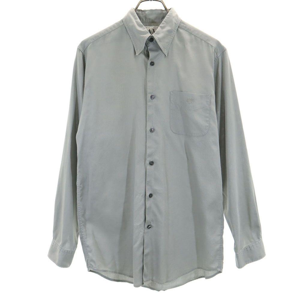 ARMANI EXCHANGE 90s Old Long sleeve shirt S Gray Men's Used