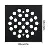 Square Floor Drain Cover Stainless Steels Anti-Blocking Easy Cleaning Drain Filter Cover For Hair Trap Easy To Install