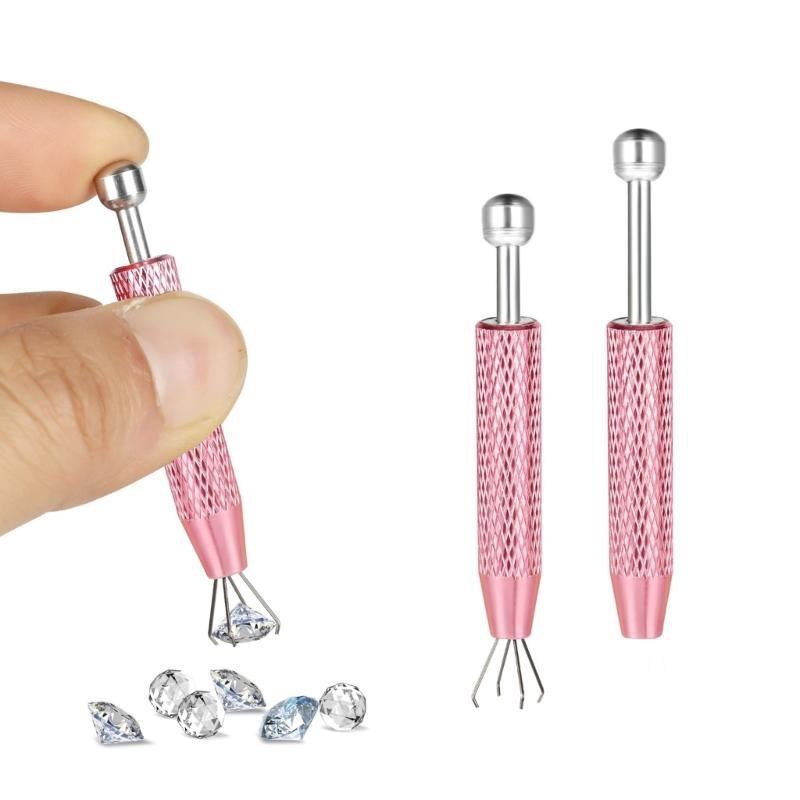 2Pcs Professional Piercing Helper Grabbers Craft Of Sturdy Stainless Steel Ideal For Jewelry And Craft