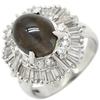 NON BRAND - Chrysoberyl Cat's Eye Diamond RingRing Ring Pt900/Chrysobell Cat's Eye #10(JP Size) Array