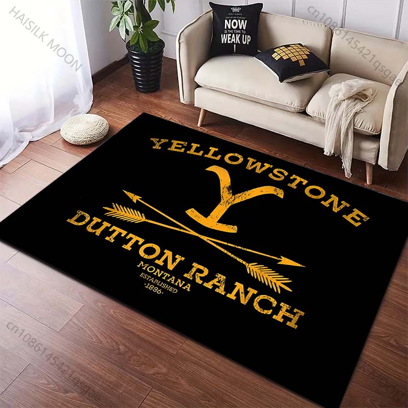 

Classic Films Yellowst0ne Print Carpet for Living Room Bedroom Doormat home Decor Sofa Table Area Rug Non-slip Floor Mat 40x60cm