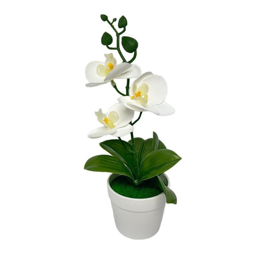 Fake Flower Plant Phalaenopsis Bonsai Easy To Style