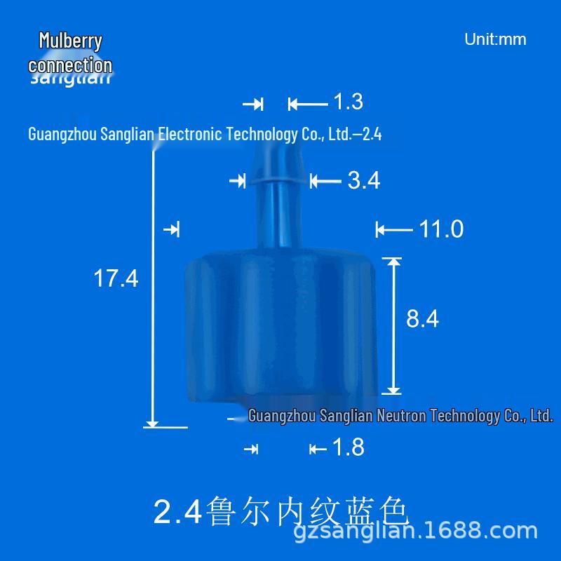 Translucent Pure PP Luer Swivel Connector for Equipment Use