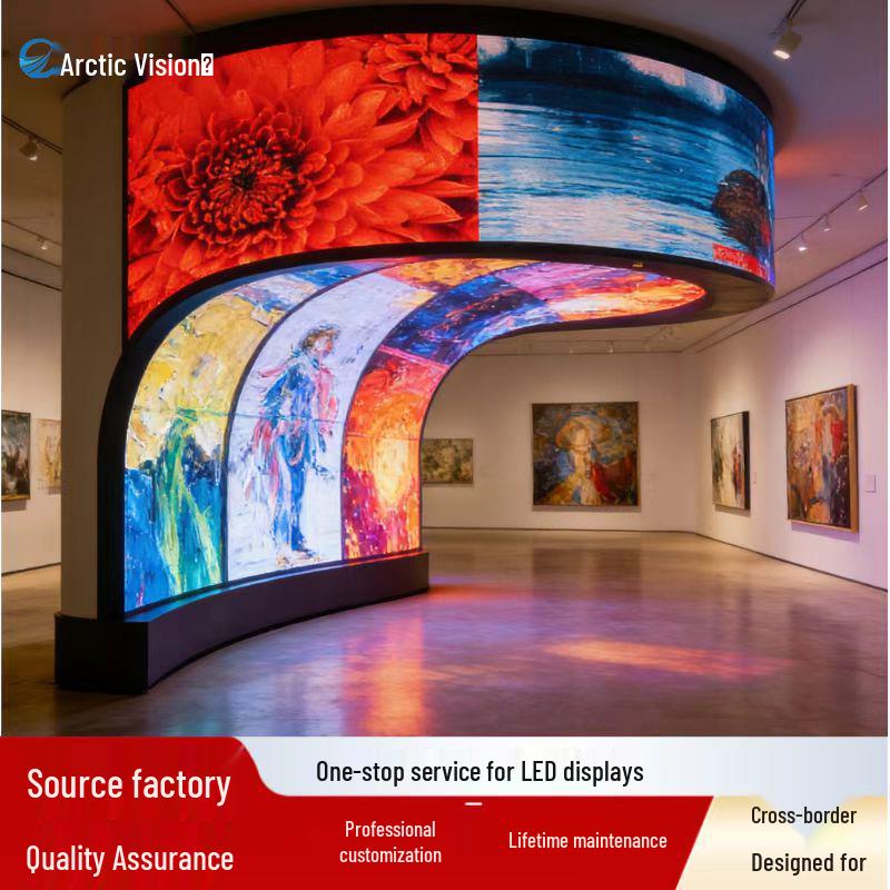 Smart Indoor Full-Color LED Display Screen for Meeting Rooms and Advertising
