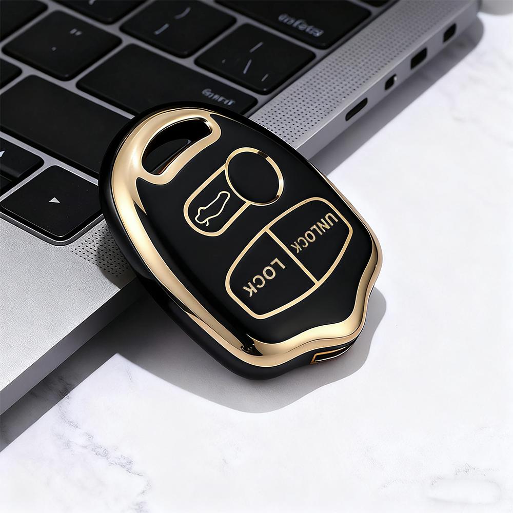 For Mitsubishi Evolution Lancer EX Grandis Outlander Triton Pajero ASX Key Case Cover TPU Shell Fob Holder Keychain Accessories