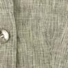 Max Mara Made In Italy Check Pattern Tailored Jacket 36 Gray Women Used