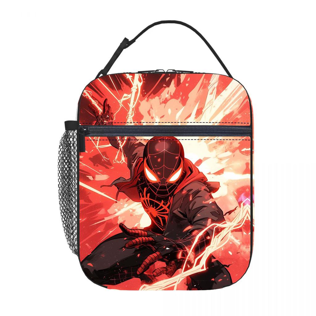 New Spider-Man Portable Lunch Bag Thickened Oxford Cloth Ice Bag Lunch Box Meal Bag
