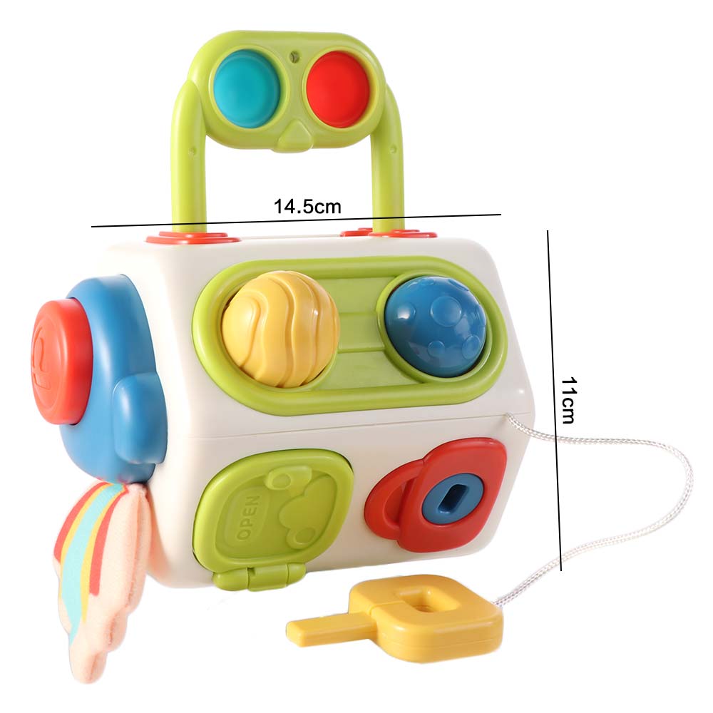 Parent-child Interactive Montessori Sensory Toys Puzzle Baby Busy Cube  Fine Motor Skills Toys