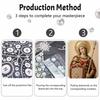 DIY 3D Pearl Diamond Painting Art Set Saint Warrior Princess Home Decor Art Set Wall Art