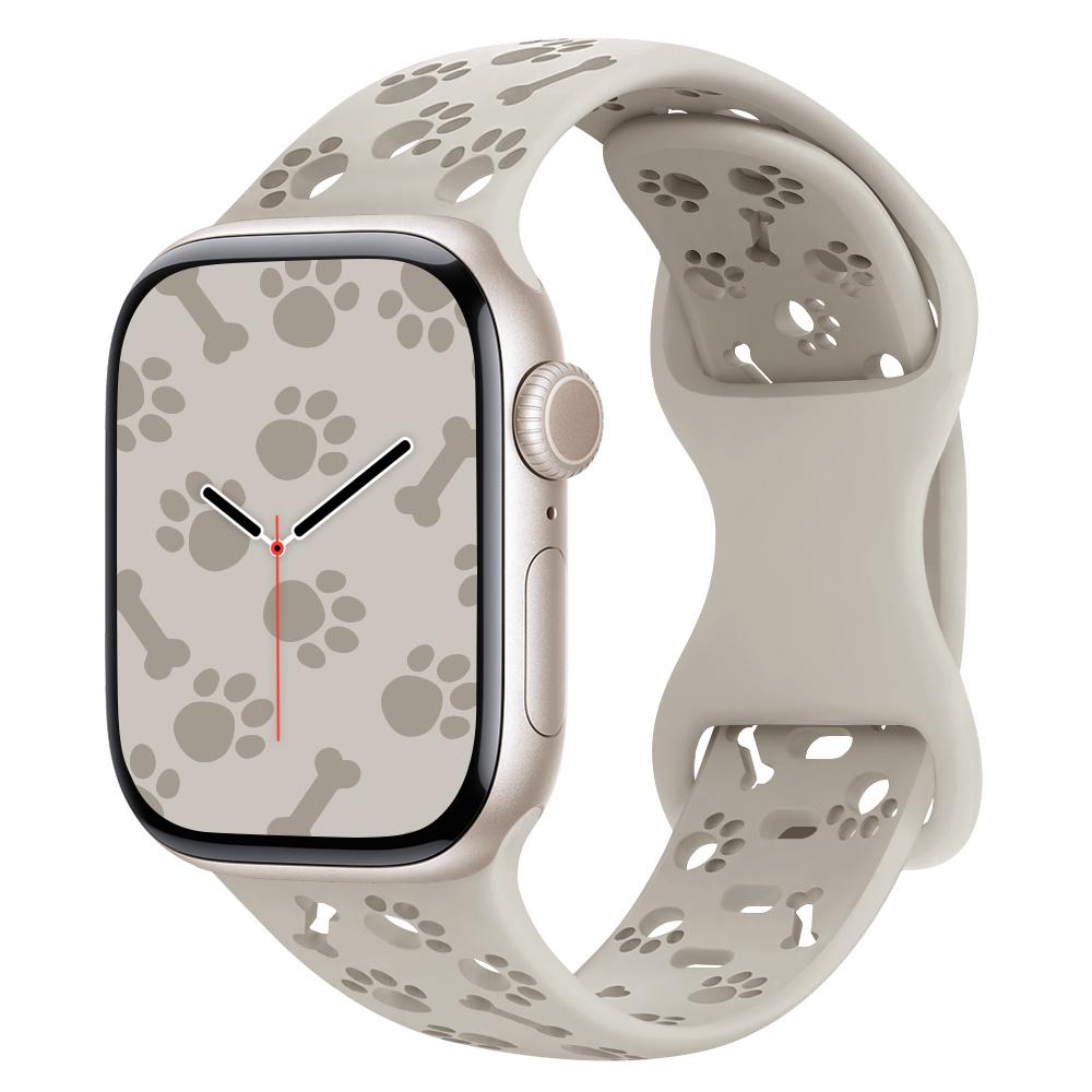 New Dog Paw Silicone Strap For Apple Watch Band Ultra3 49mm 46 45 44 41mm 40 38mm Bracelet For Iwatch Series 11 10 9 8 7 6 5 SE