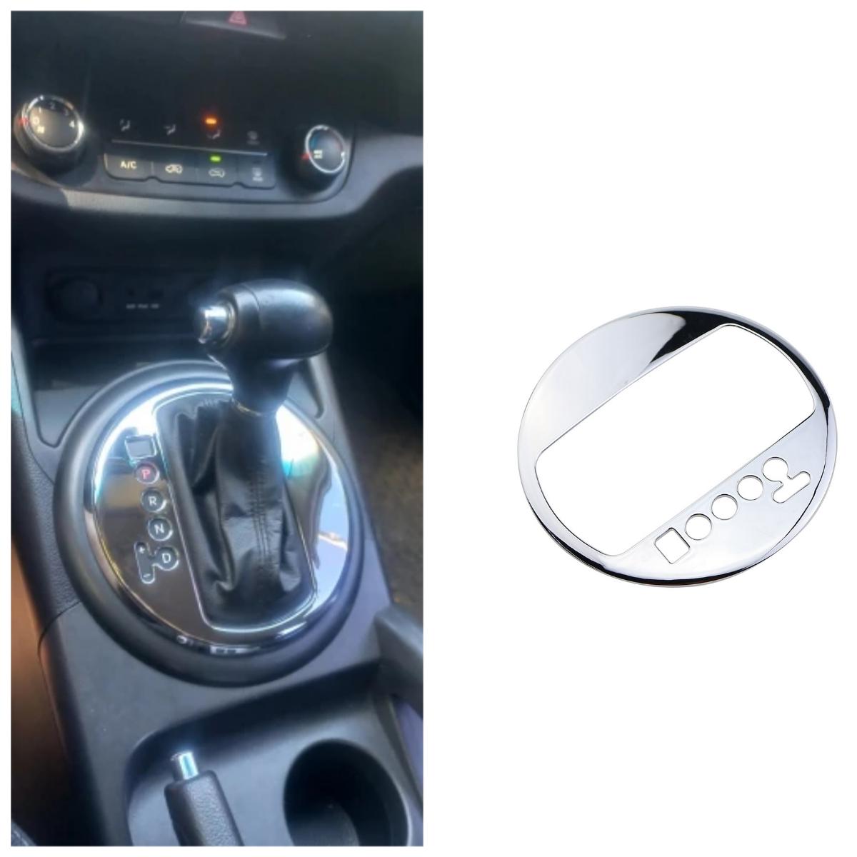 

Для Kia Sportage SL Sportage 3 2011 - 2015 LHD AT Автомобиль Головка рычага переключения передач Панель Крышка Отделка ABS Хром Наклейка серебряный