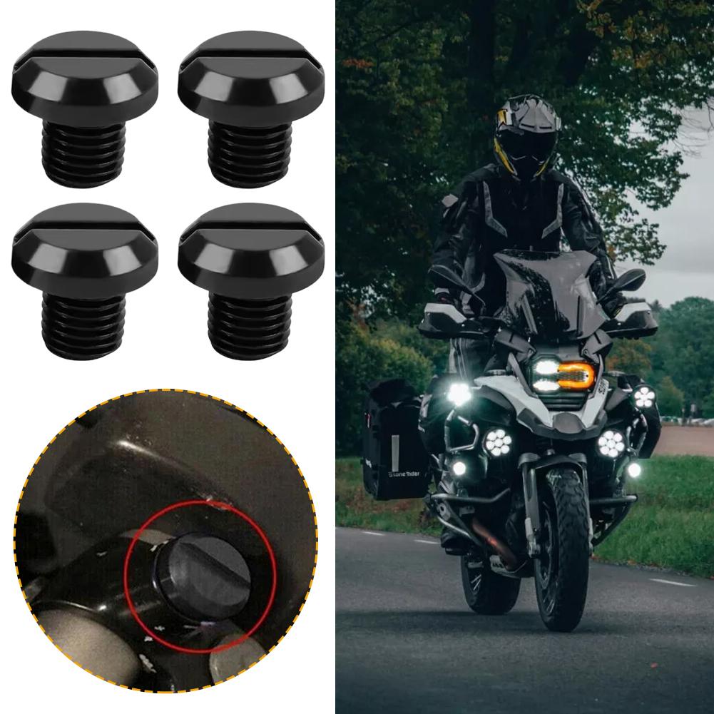 Motorcycle Rearview Mirror Hole Plug M8/m10 X 1.25 Screws Bolts Left Thread Mirror Caps Right Hole Rust Prevention Hand Z8i9