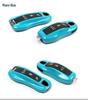 Fits Porsche Key Shell: New Cayenne, Macan, Panamera, 718, Taycan - Ice Raspberry Pink Matte Gray Solid Color