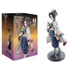 Anime Demon Slayer Kimetsu no Yaiba Figura Kamado Tanjirou Figura de Ação Agatsuma Zenitsu Nezuko Guerreiro Modelo de PVC Brinquedos